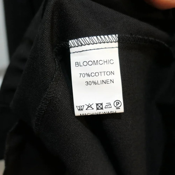 BloomChic Vintage 100% Cotton + Linen Office Blazer Women's Blazer Size M - Picture 5 of 5